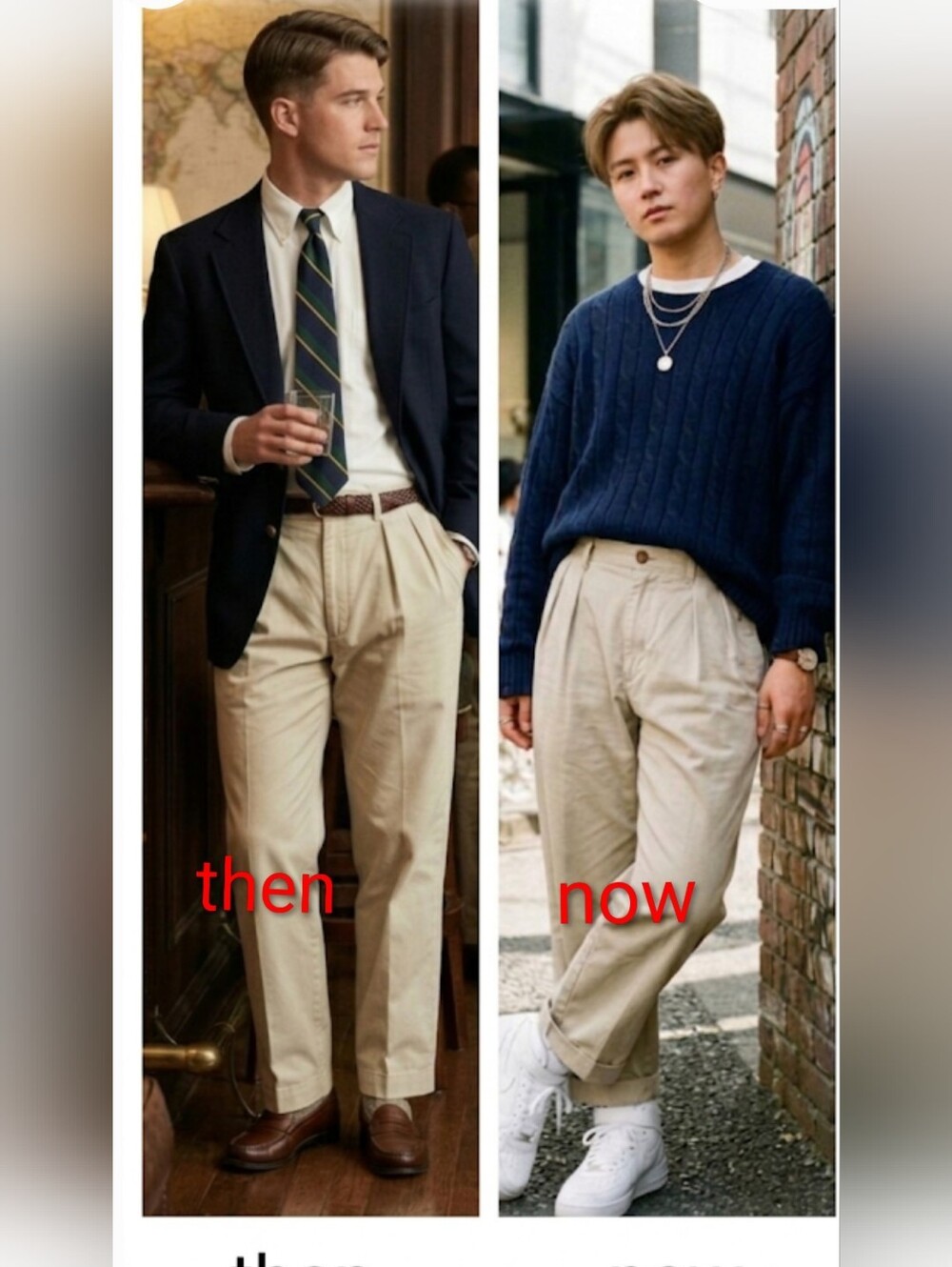 VTG Polo Ralph Lauren Ethan Pleated Front Chinos Size 35/32